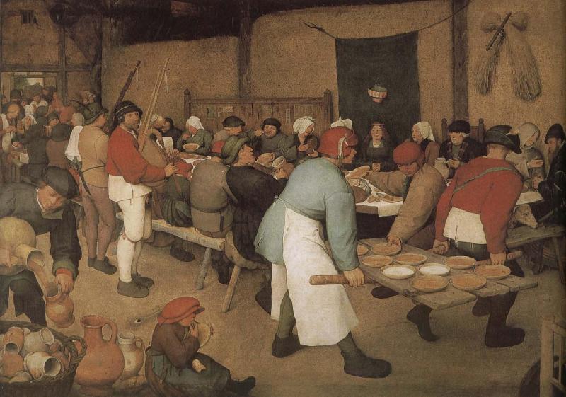 Pieter Bruegel Peasant wedding France oil painting art